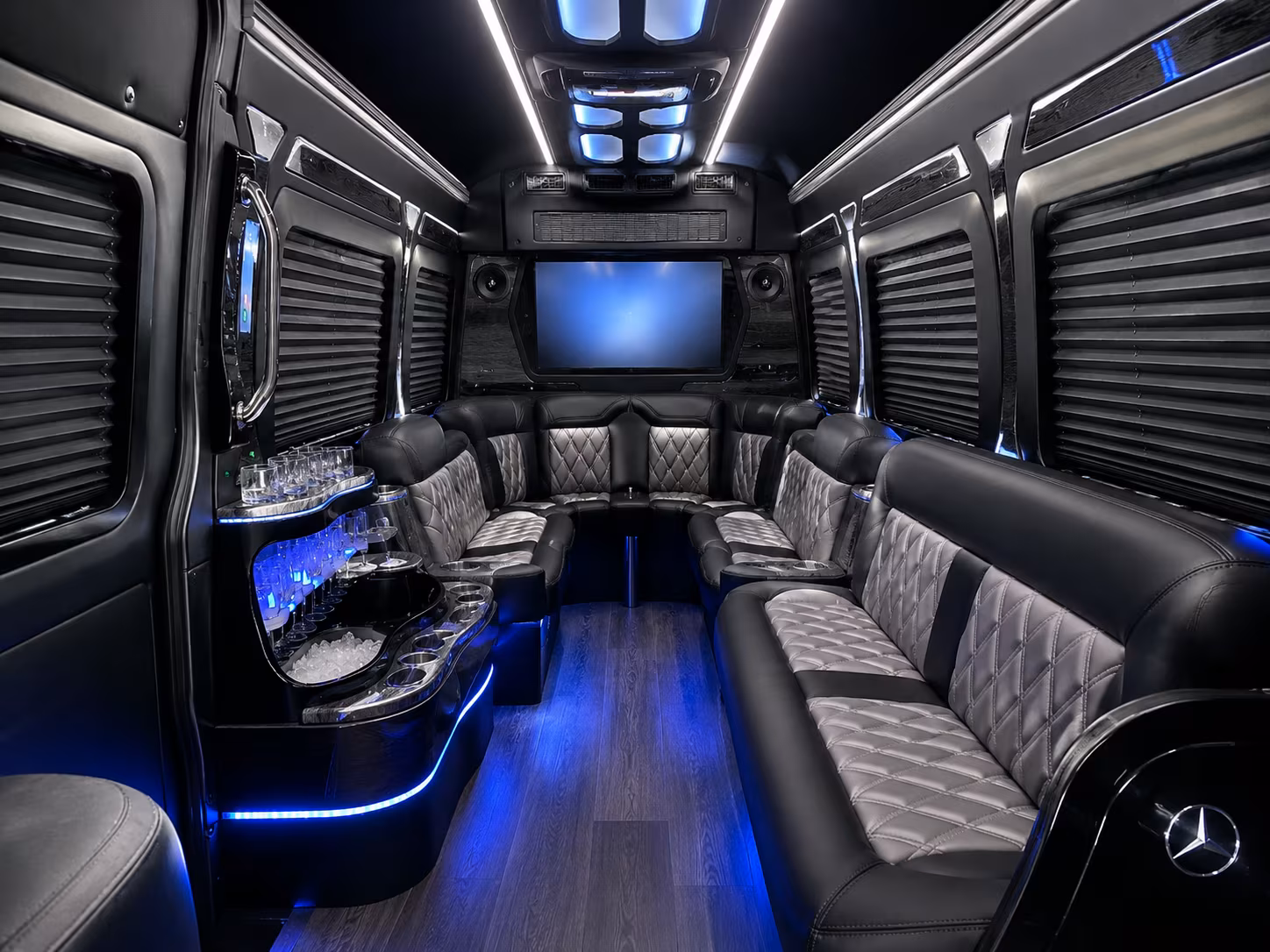 Charleston Airport Shuttle & Transportation party bus exterior