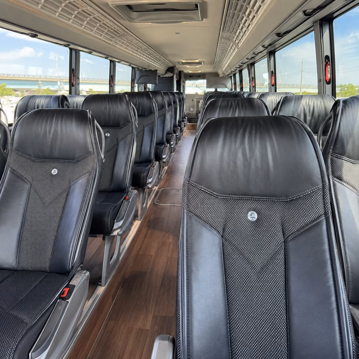 Charleston Airport Shuttle & Transportation onboard seating