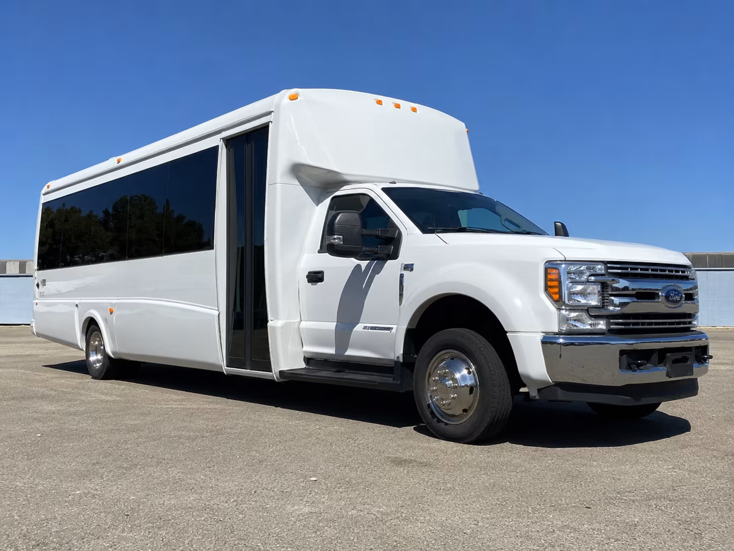 Charleston Corporate Transportation party bus exterior