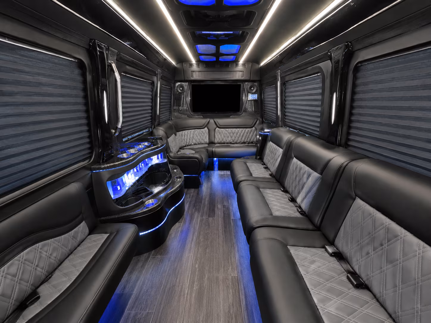 Charleston Corporate Transportation party bus exterior