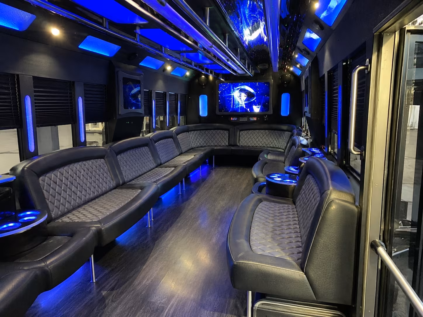 Charleston Private Event Transportation party bus exterior