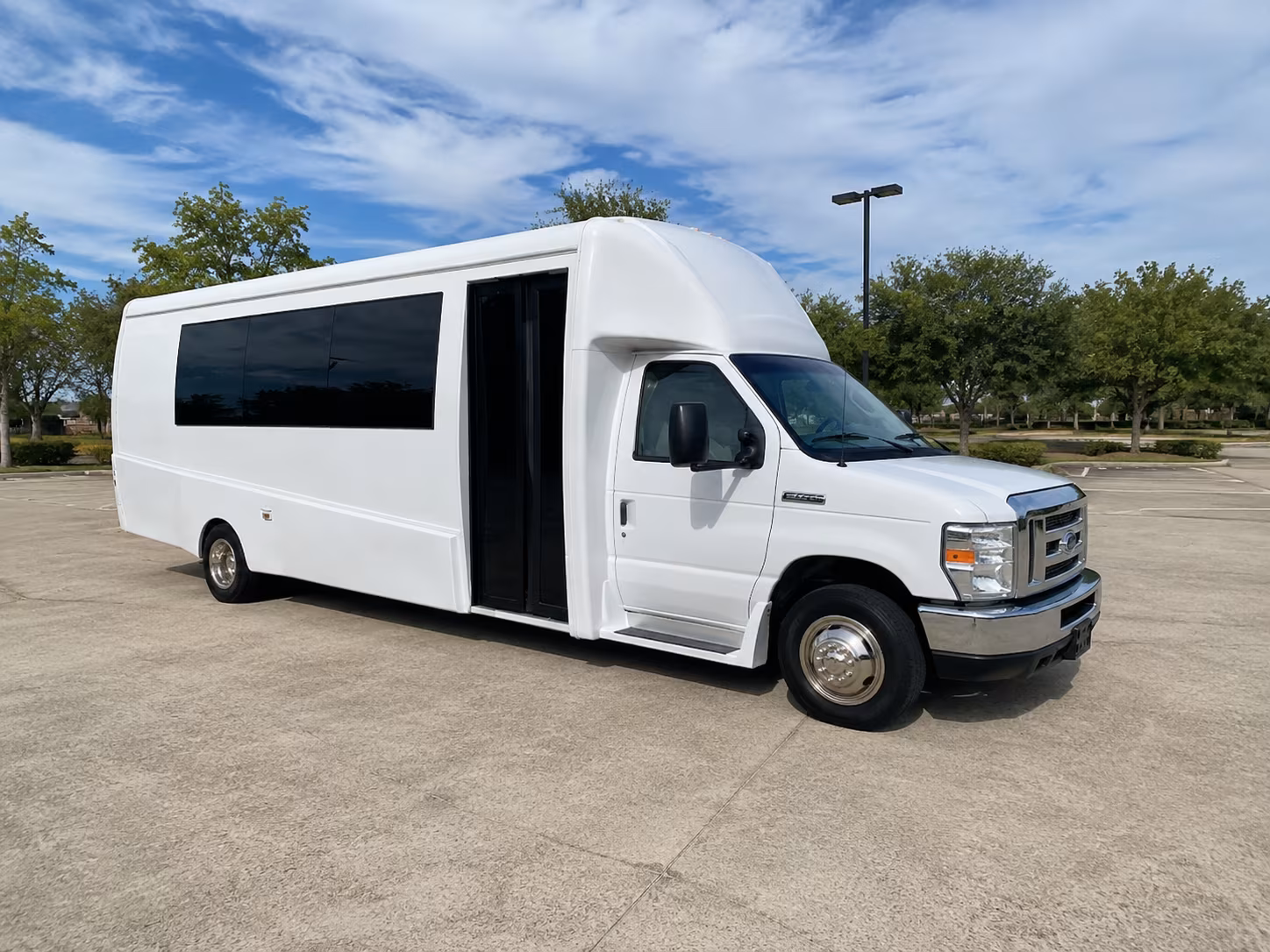 Charleston Private Event Transportation party bus interior