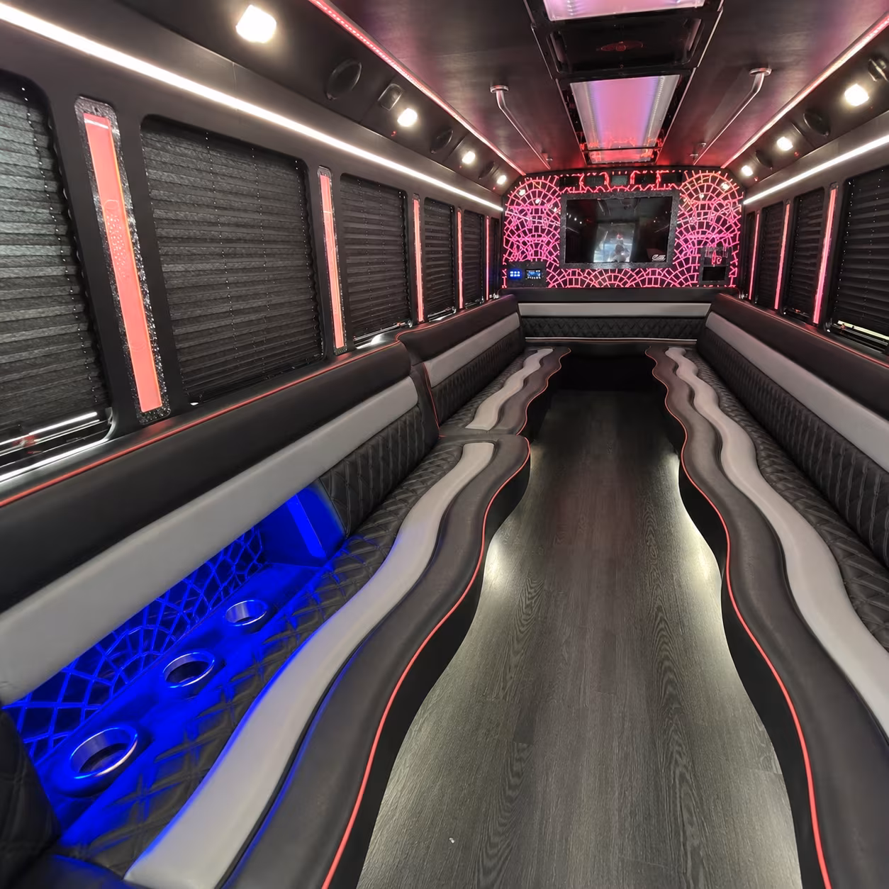 Charleston Prom & Homecoming Transportation party bus exterior