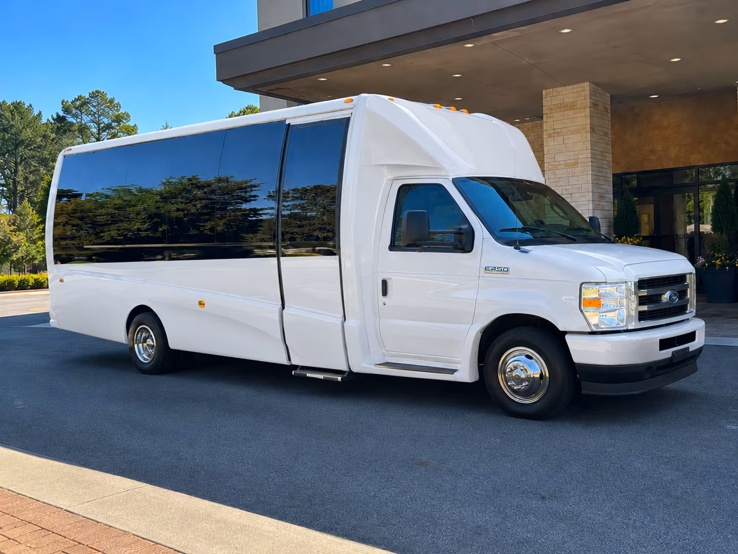Charleston School Event Transportation party bus exterior