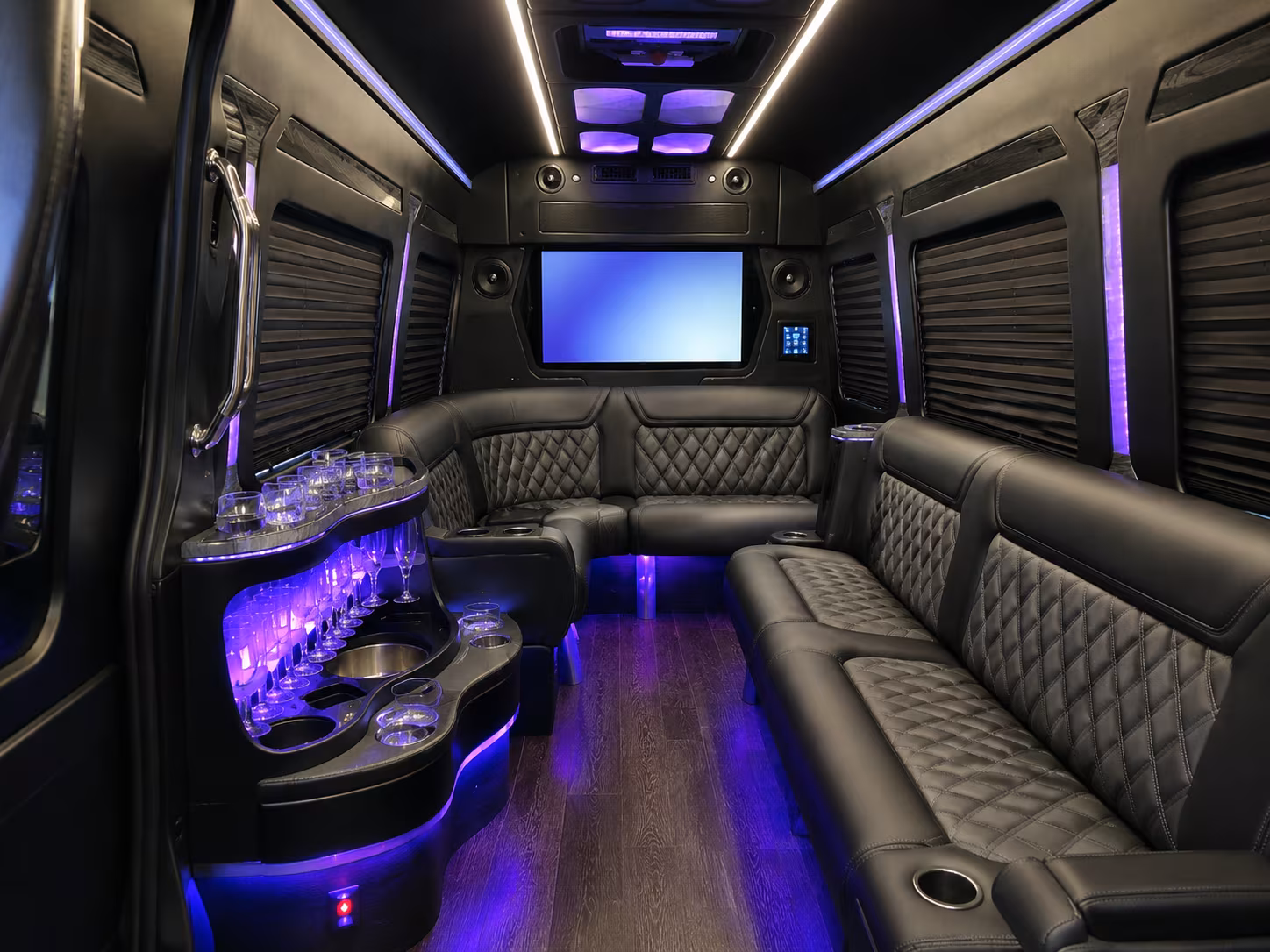 Charleston School Event Transportation onboard seating