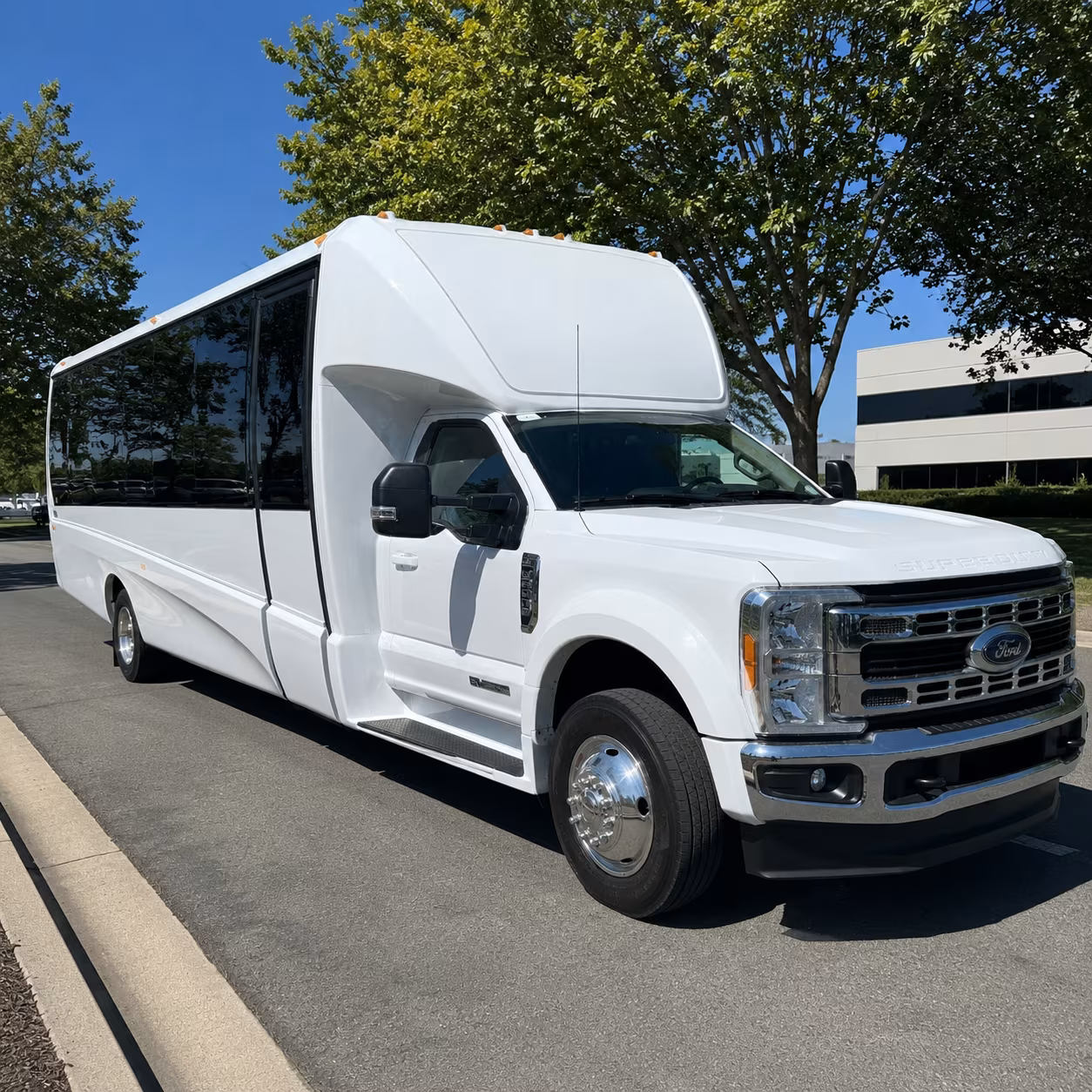 Charleston School Event Transportation party bus exterior