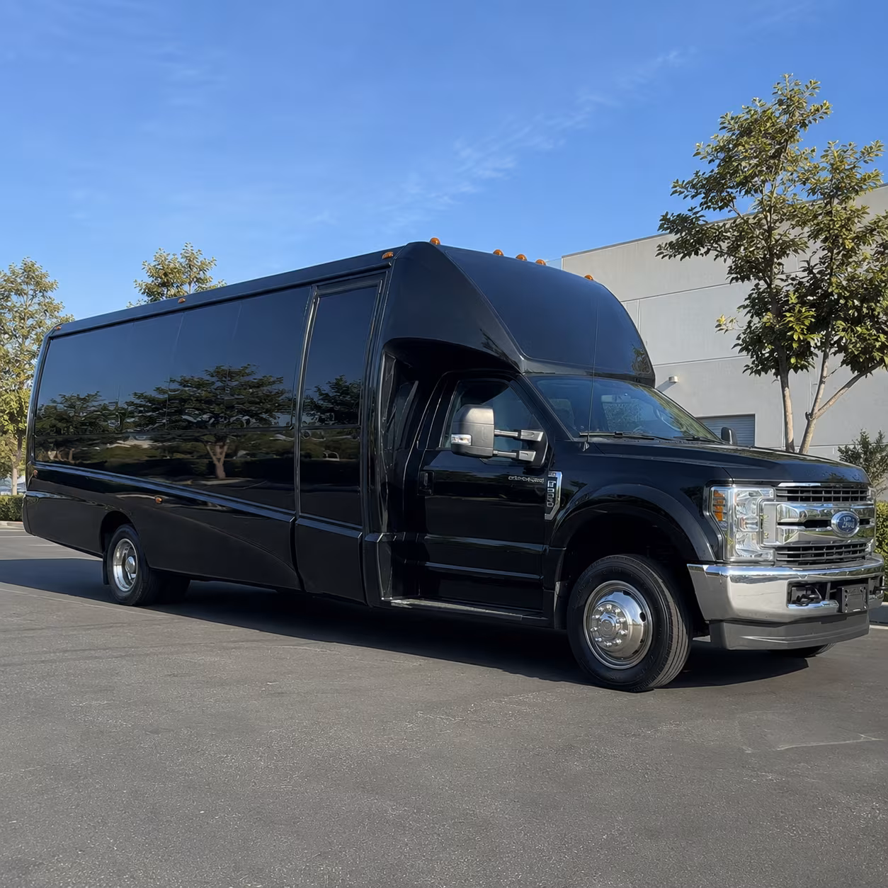 Charleston Sporting Event Transportation party bus exterior