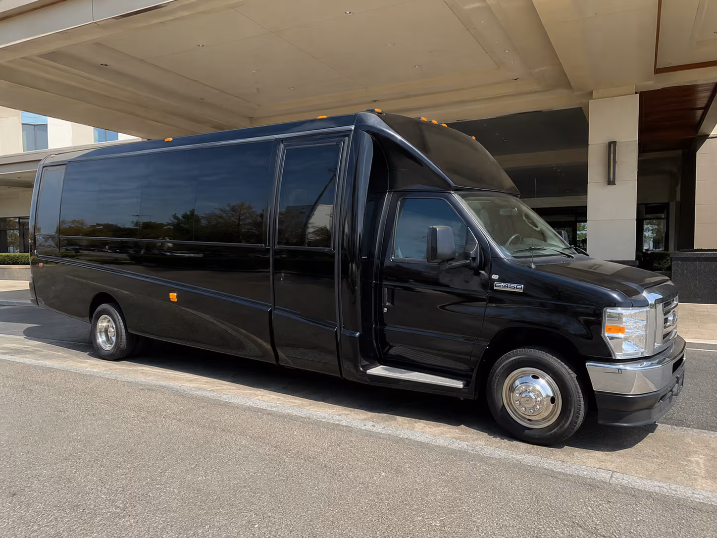 Charleston Sporting Event Transportation party bus exterior