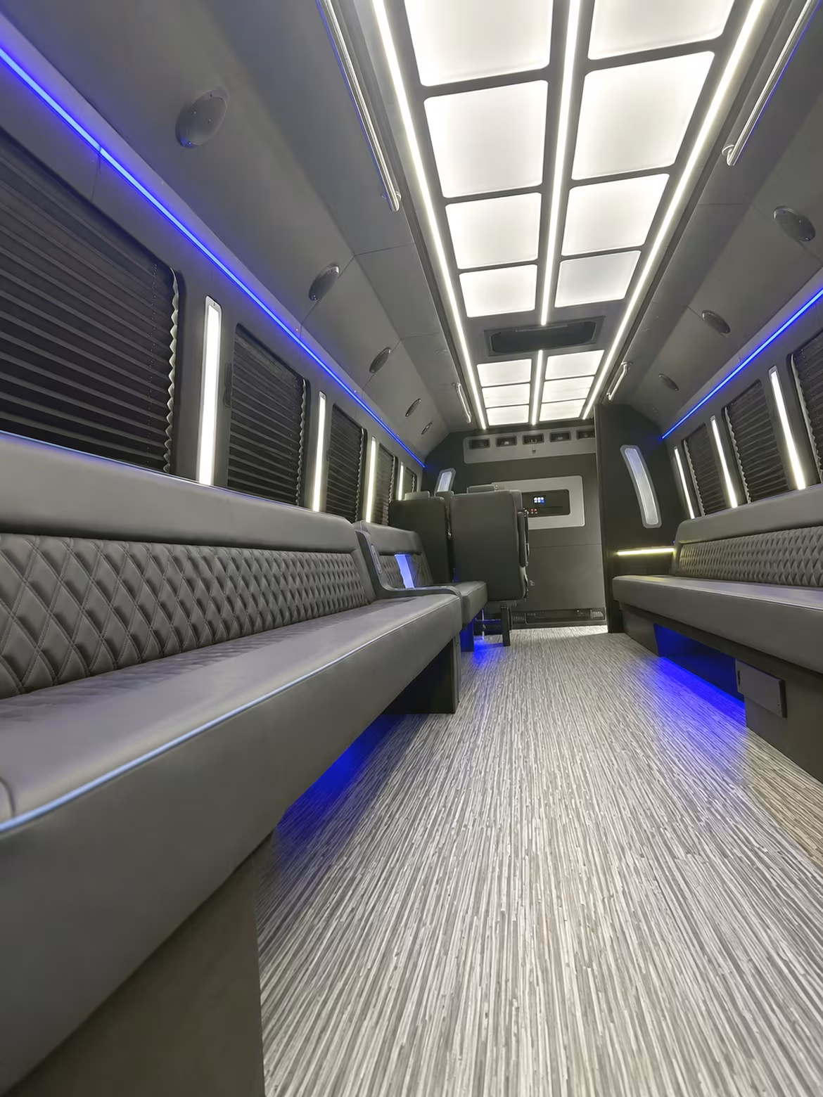 Charleston Winery Tour & Pub Crawl Transportation party bus interior