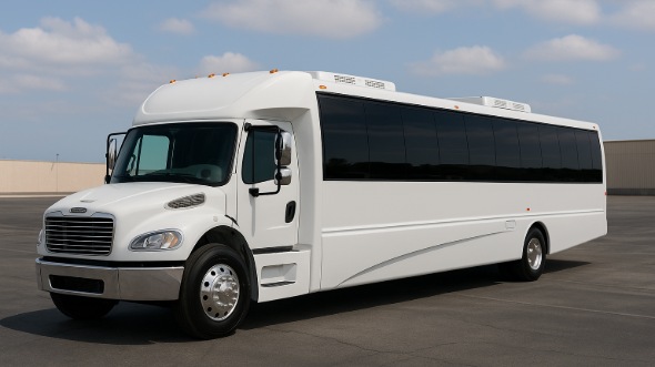Exterior of Charter Bus Company Rock Hill's 20 Passenger Party Bus in Rock Hill