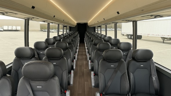 Interior of Charter Bus Company Charleston's 25 Passenger Minibus in Charleston