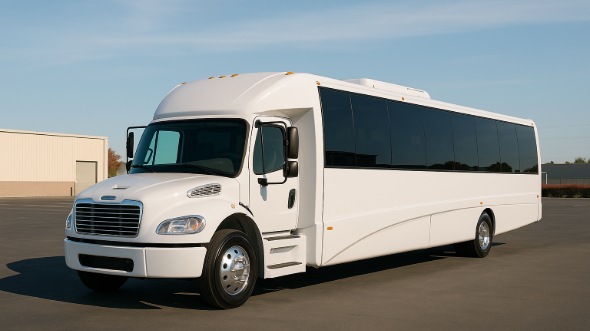 Exterior of Charter Bus Company Charleston's 30 Passenger Minibus in Charleston