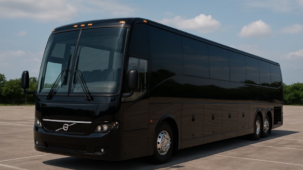 Exterior of Charter Bus Company Augusta's 40 Passenger Party Bus in Augusta